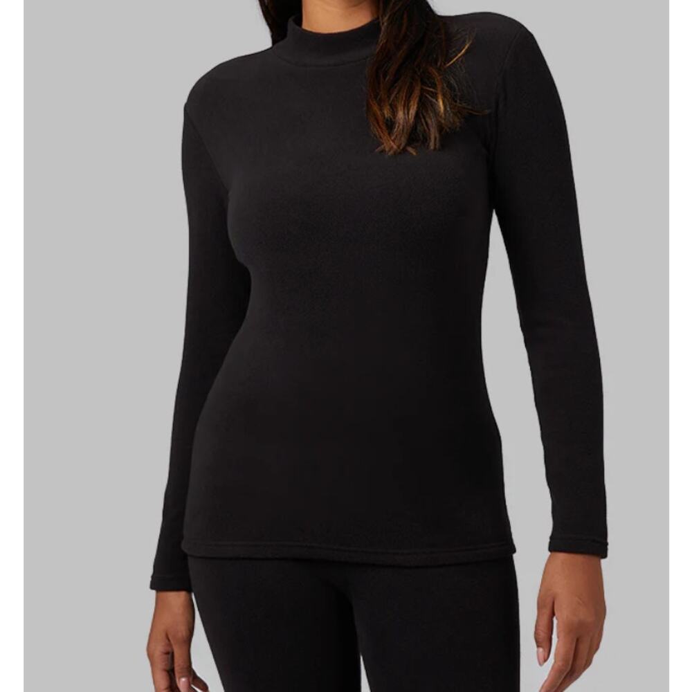 MOCK TURTLENECK heavy weight base layer top